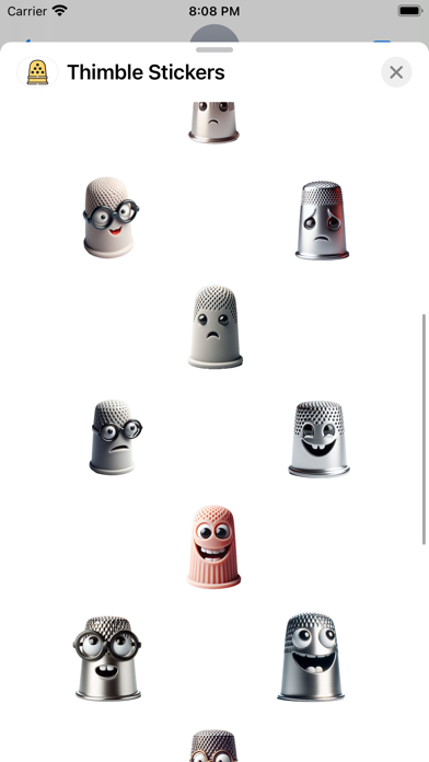 Screenshot #2 pour Thimble Stickers