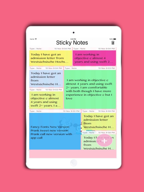 Screenshot #4 pour Sticky notes + To do list