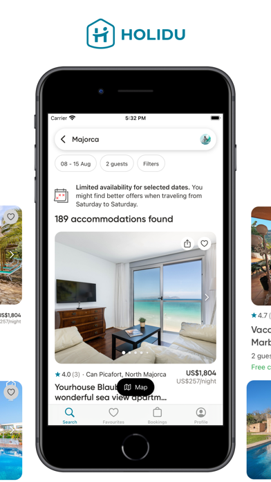 Holidu: Vacation Rentals Screenshot