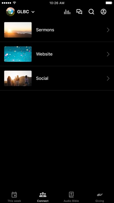 Screenshot 2 of Gospel Life Baptist Church App