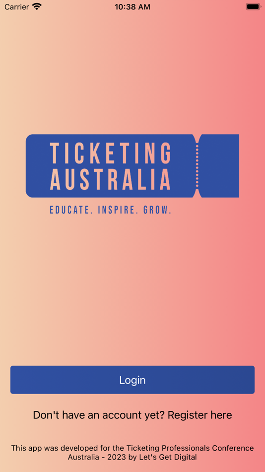 #1. Ticketing Australia Conference (iOS) 게시자: Ticketing Professionals AU