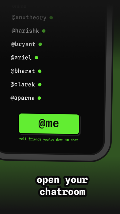 @me - live chat with friends Screenshot