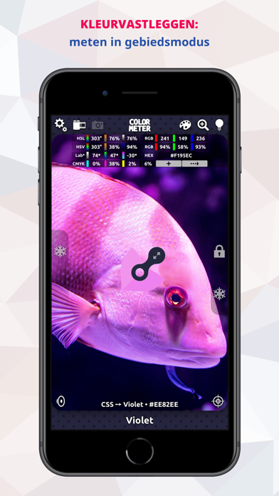 ColorMeter RGB Colorimeter iPhone app afbeelding 1