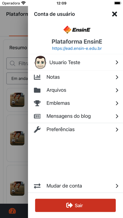 EnsinE - Sala de Aula Virtual Screenshot