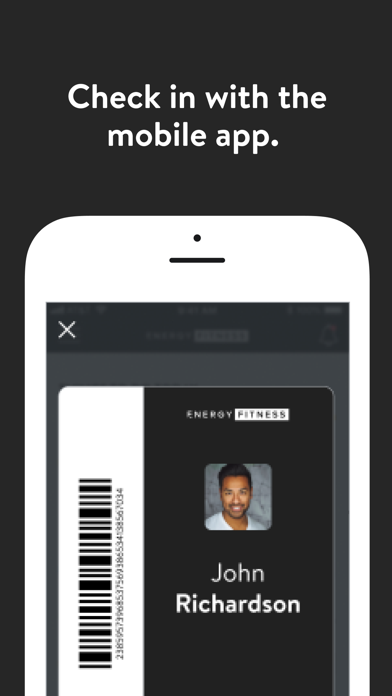 EnergyFitness+ App Screenshot