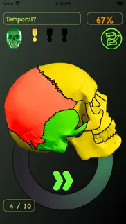 skull bones easy anatomy iphone screenshot 1