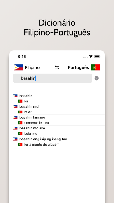 Screenshot #3 pour Dicionário Filipino-Português