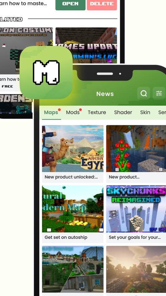 #5. Skins Maps Mods for Minecraft (iOS) By: ITIFY COMPANY LIMITED
