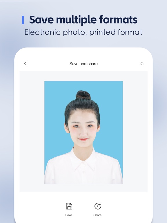 ID Photo:Passport Photo Maker iPad screenshot 4 - Photo & Video app