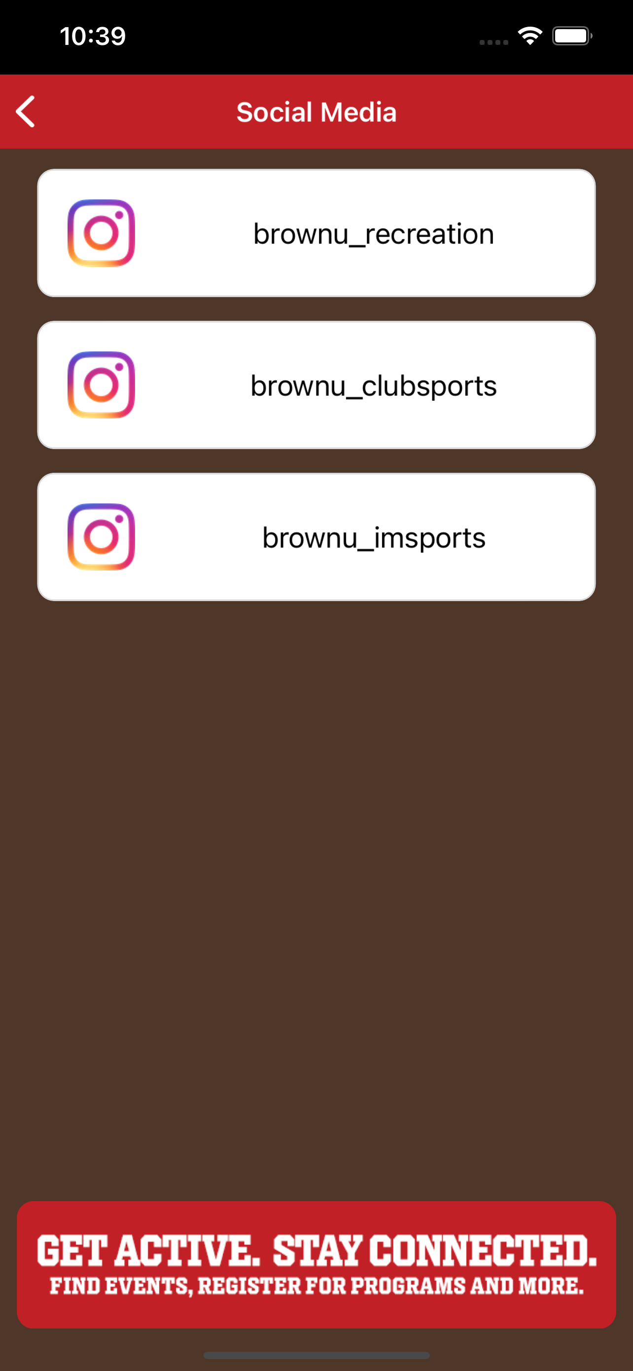 Brown Recreation
