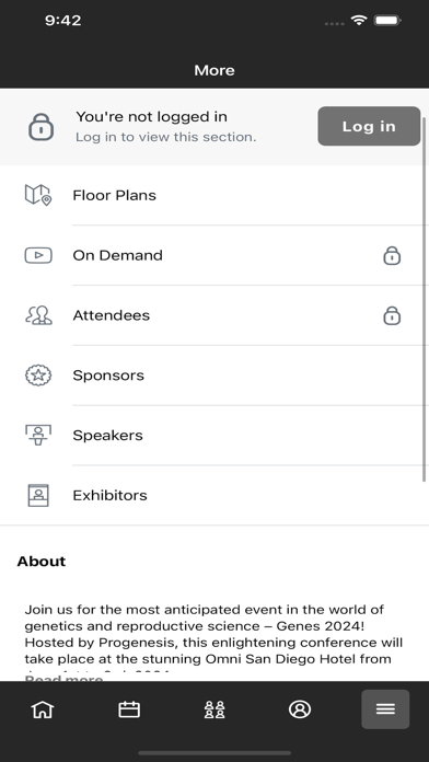 GENES Conference Screenshot