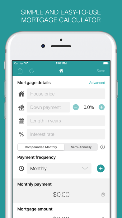 Mortgage Calculator + Screenshot