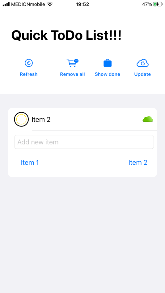 #6. Simple QuickToDo (iOS) 由: Bratislav Ljubisic