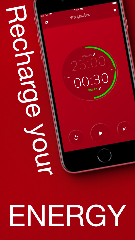 #1. Passata focus and relax timer (macOS) 由: Thorsten Kienle