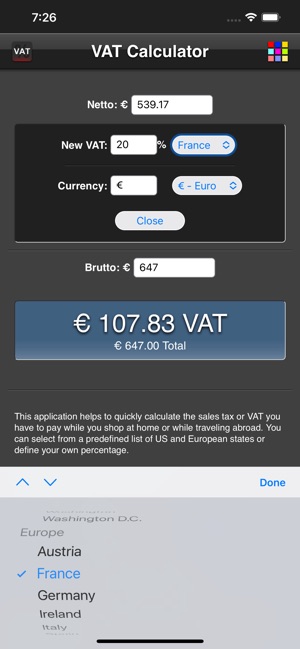 VAT Calculator on the App Store