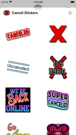 Game screenshot Cancel Stickers apk