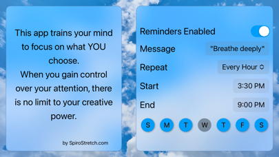 AWARENESS Reminder Screenshot