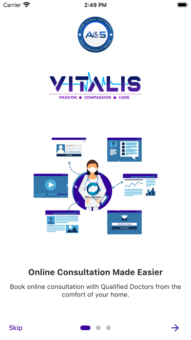 Vitalis. Screenshot