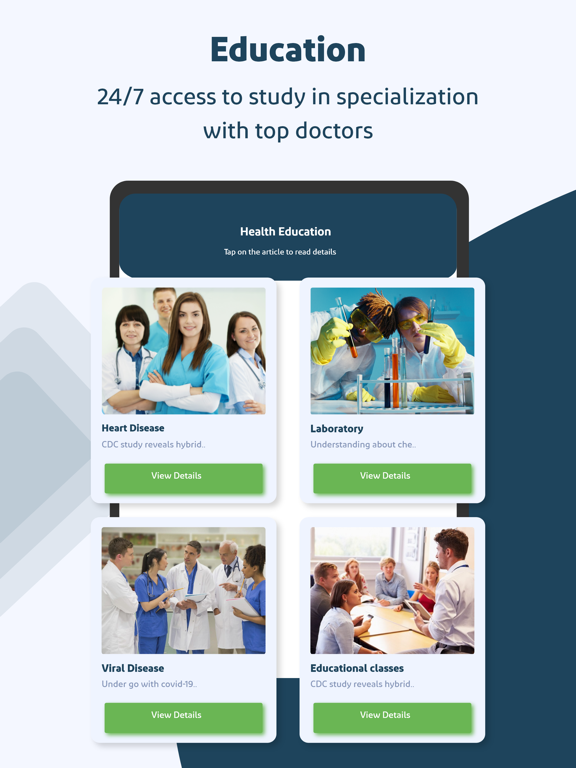 Almoosa Health Group iPad screenshot 5 - Health & Fitness app
