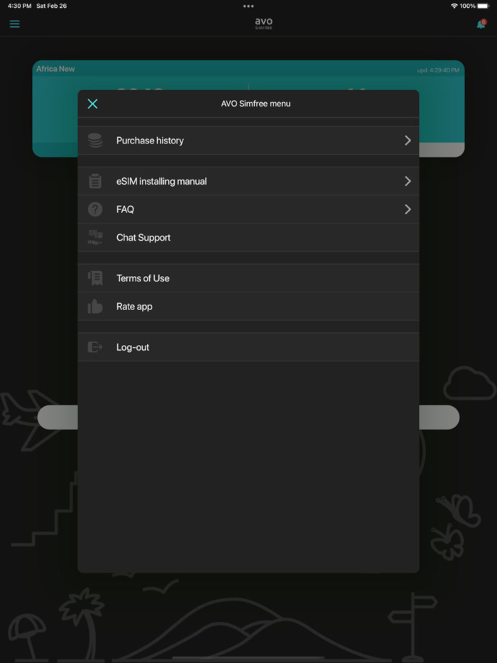 SIMFREE Data Roaming