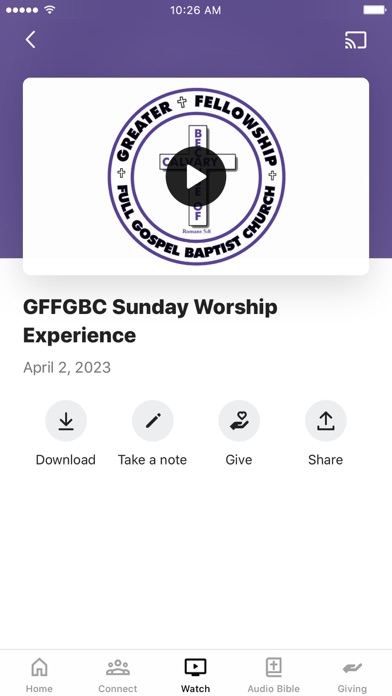 Greater Fellowship Church DC Screenshot
