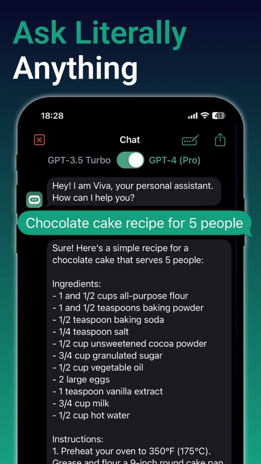 #4. Viva AI - Chatbot AI Assistant (iOS) 由: Amaury WEI