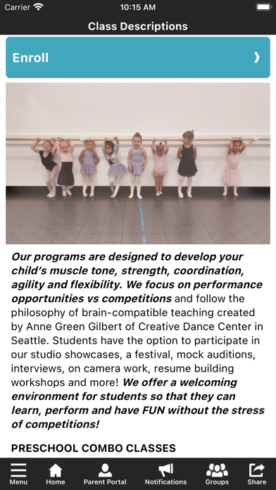 Drea Lee Dance Studio Screenshot