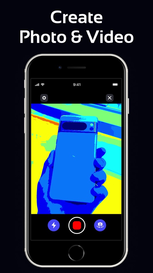 #3. Thermal Vision: Filter Camera (iOS) Podle: Damira Rustemova