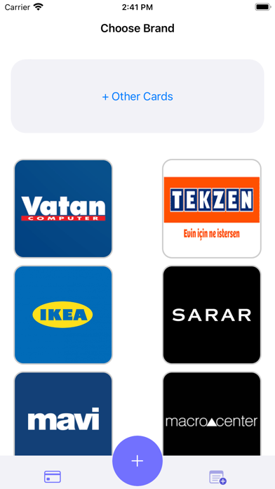 Card Holder - Loyalty Card Screenshot
