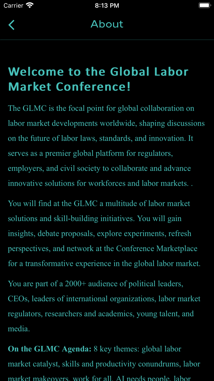 Global Labor Market Conference