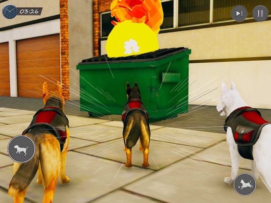 US Police Dog City Security 3D