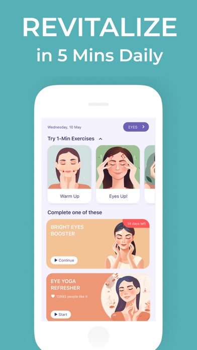 Yoga Facial by Face Fly App Screenshot