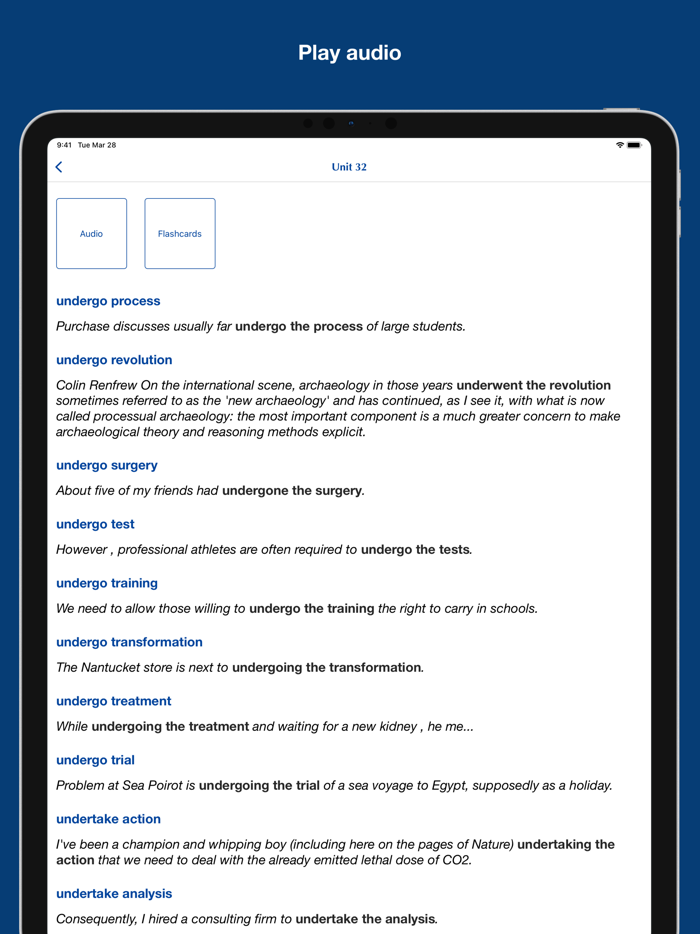 Collocations for IELTS test