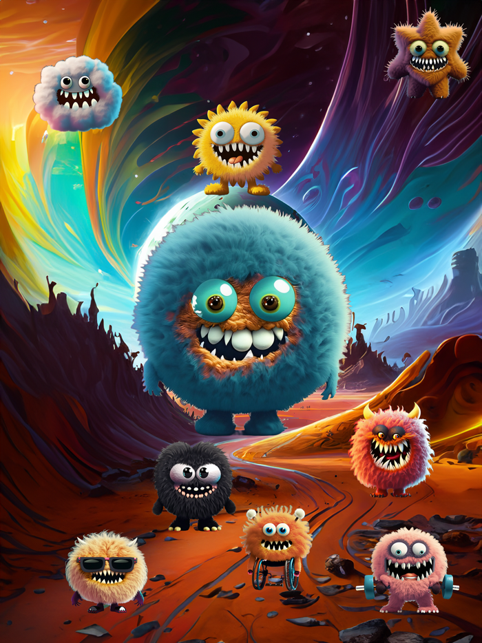 Daily Monster Stickers