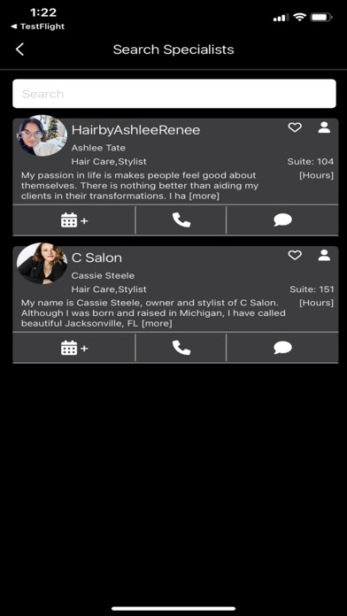Parlor Salon Suites Screenshot