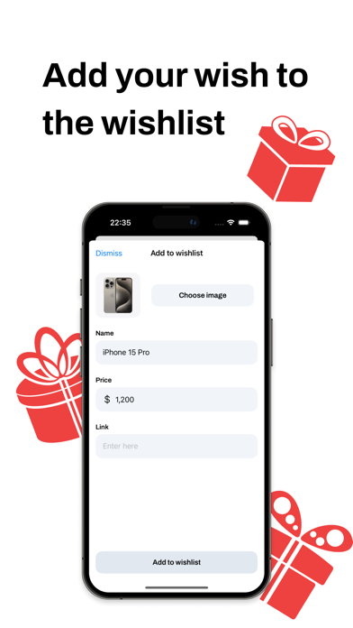 Wishly: Wishlist and giftlist Screenshot
