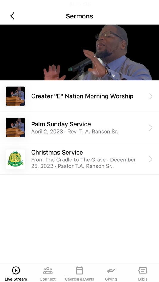 #2. Greater Evergreen BC (iOS) 由: Greater Evergreen Baptist Church