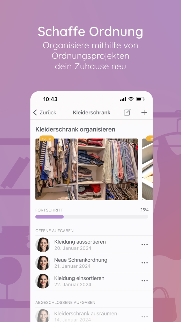 BeTidy » Ordnung and Putzplan