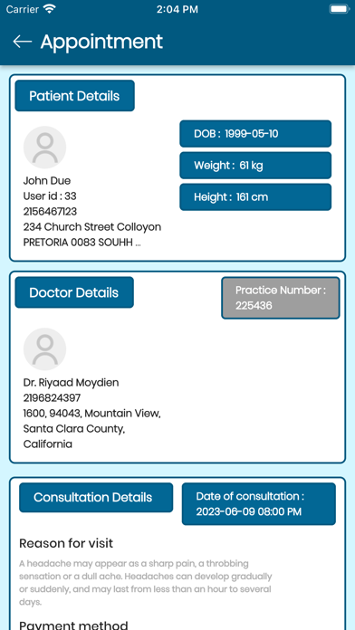 Healthguider - ER management Screenshot