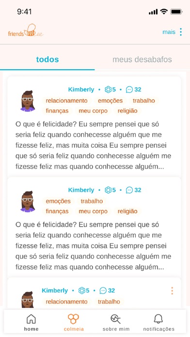friendsBee Screenshot