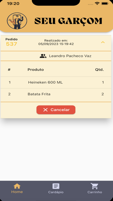 Seu Garçom Screenshot