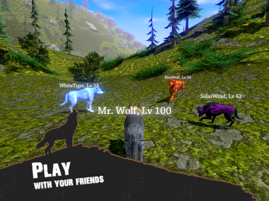 Wolf Simulator - Animal Games iPad screenshot 4 - Games app