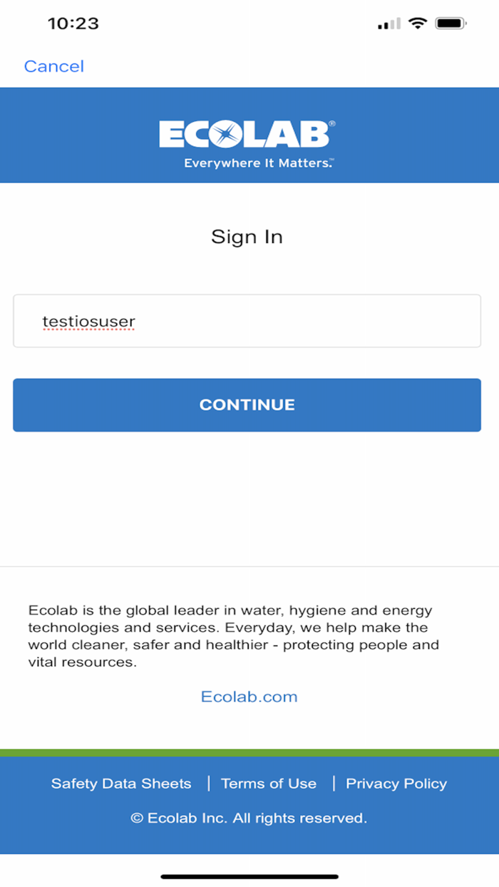 Ecolab Verified Delivery