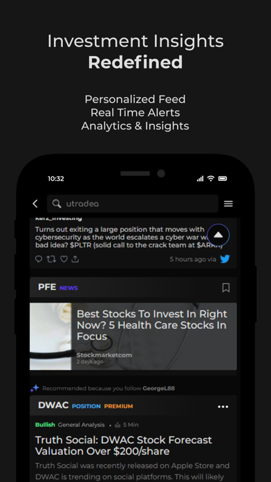 Screenshot #3 pour Utradea: Stocks and Crypto