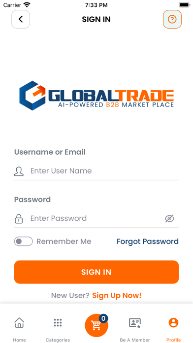 Global Trade - B2B Marketplace Screenshot
