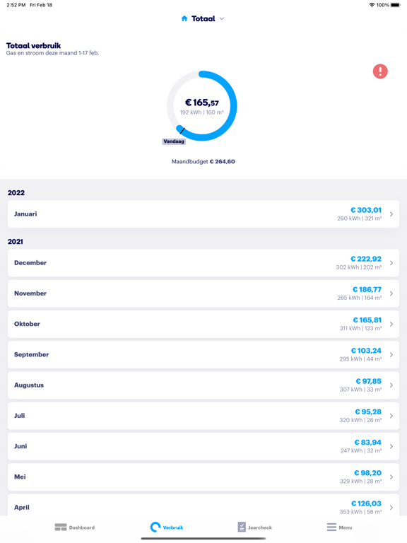 Oxxio iPad app afbeelding 2