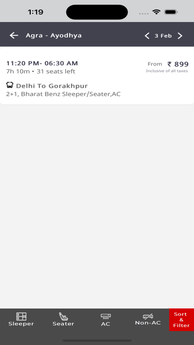 Raj Kalpana Travels Pvt Ltd Screenshot