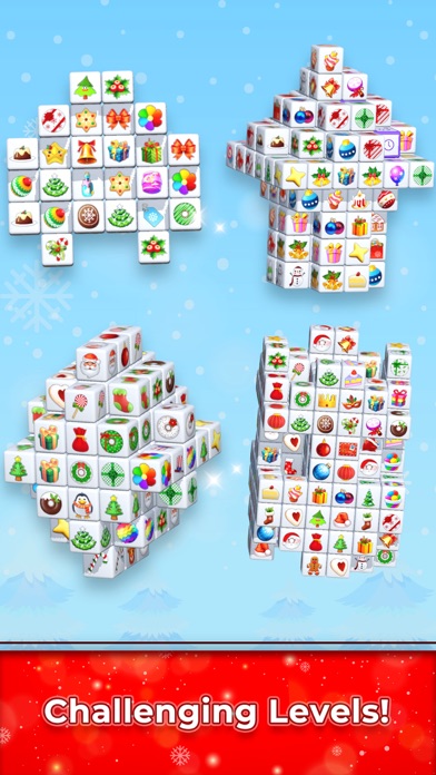 Christmas Cube Match 3 Games Screenshot