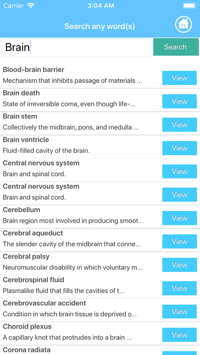 Nervous System Study Cards Screenshot