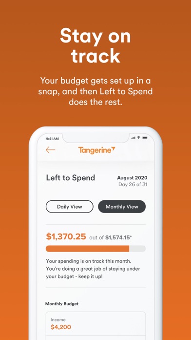 Tangerine Mobile Bankingのおすすめ画像4